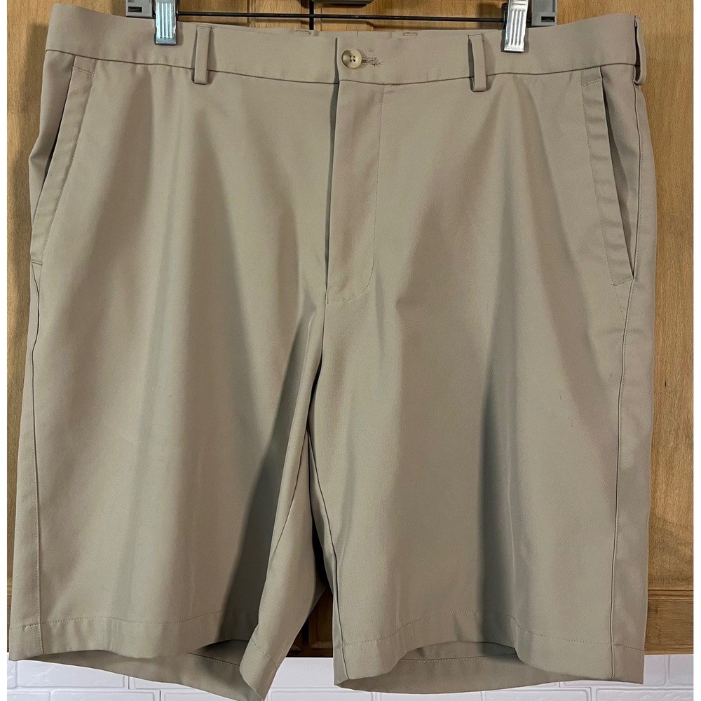 Peter‎ Millar Crown Sport Shorts Mens 38 Tan Performance Golf Khaki